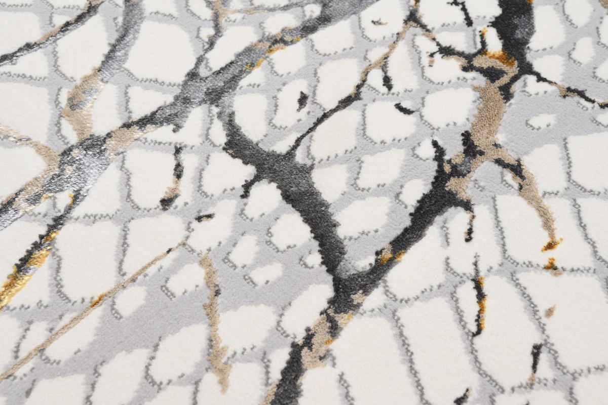 TEPPICH GOLDEN Creme 200/300 cm - Creme, Kunststoff (200/300cm) - Tapiso