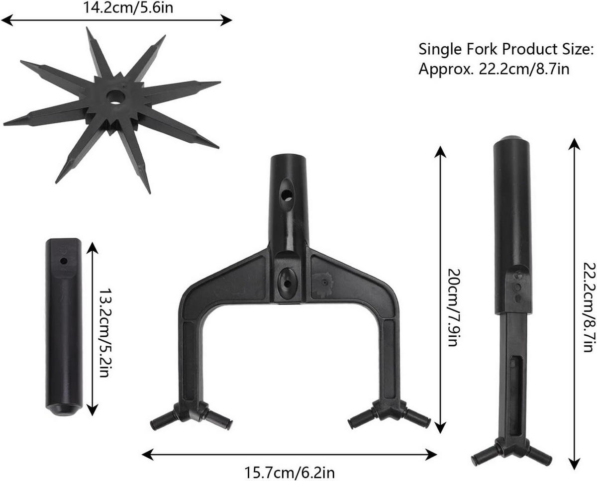 BODENLOCKERER, Handwerkzeug - Schwarz, Metall (35/15/15cm) - LIBRATON