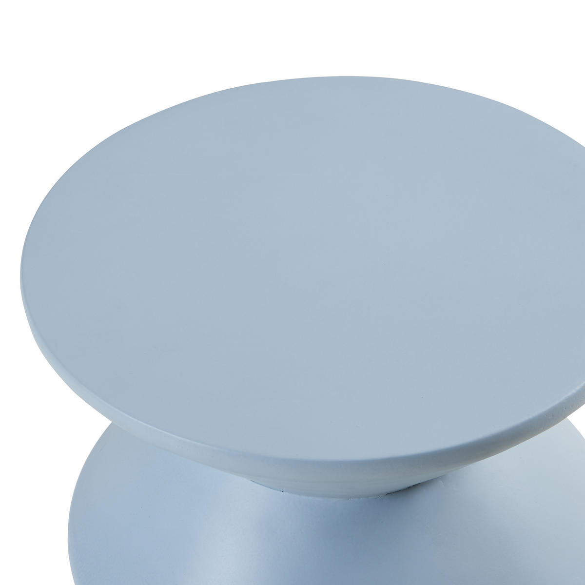 ODKLÁDACÍ STOLEK Kyppeslo - světle modrá, kámen (36.5/36.5/47cm) - [en.casa]