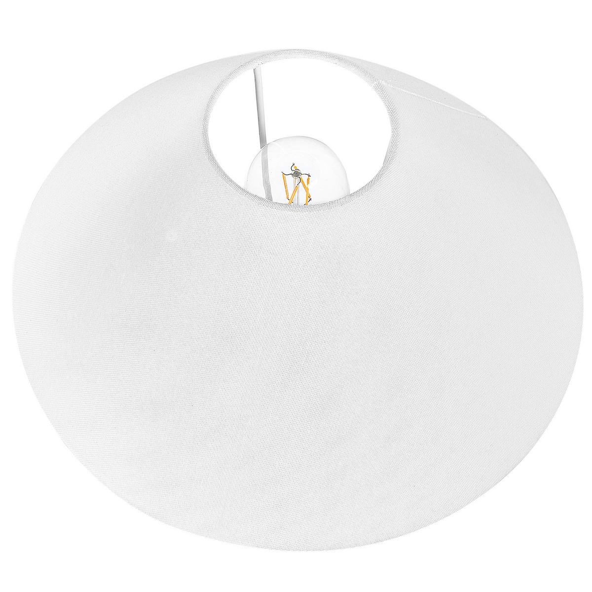 TISCHLAMPE Luchetti 35/35/43 cm - Beige, Keramik (35/35/43cm) - Beliani