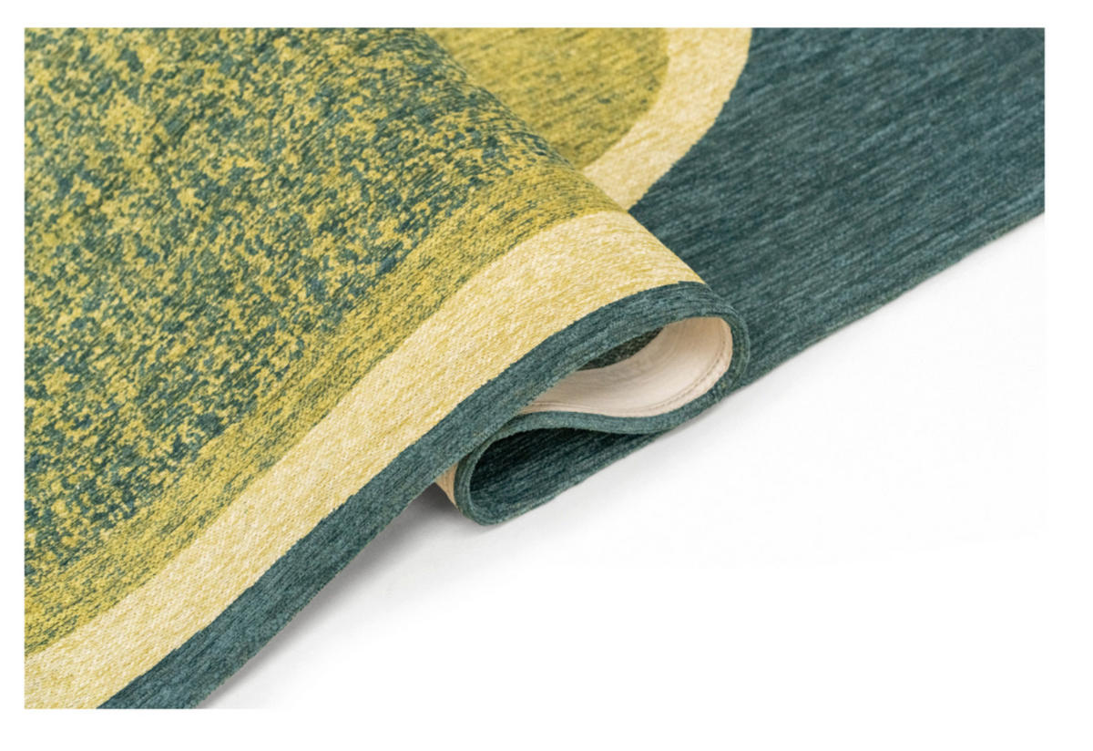 TEPPICH modern Flachgewebe AGATE Grün 240 x 340 cm - Grün, Textil (240/340cm) - Novatrend