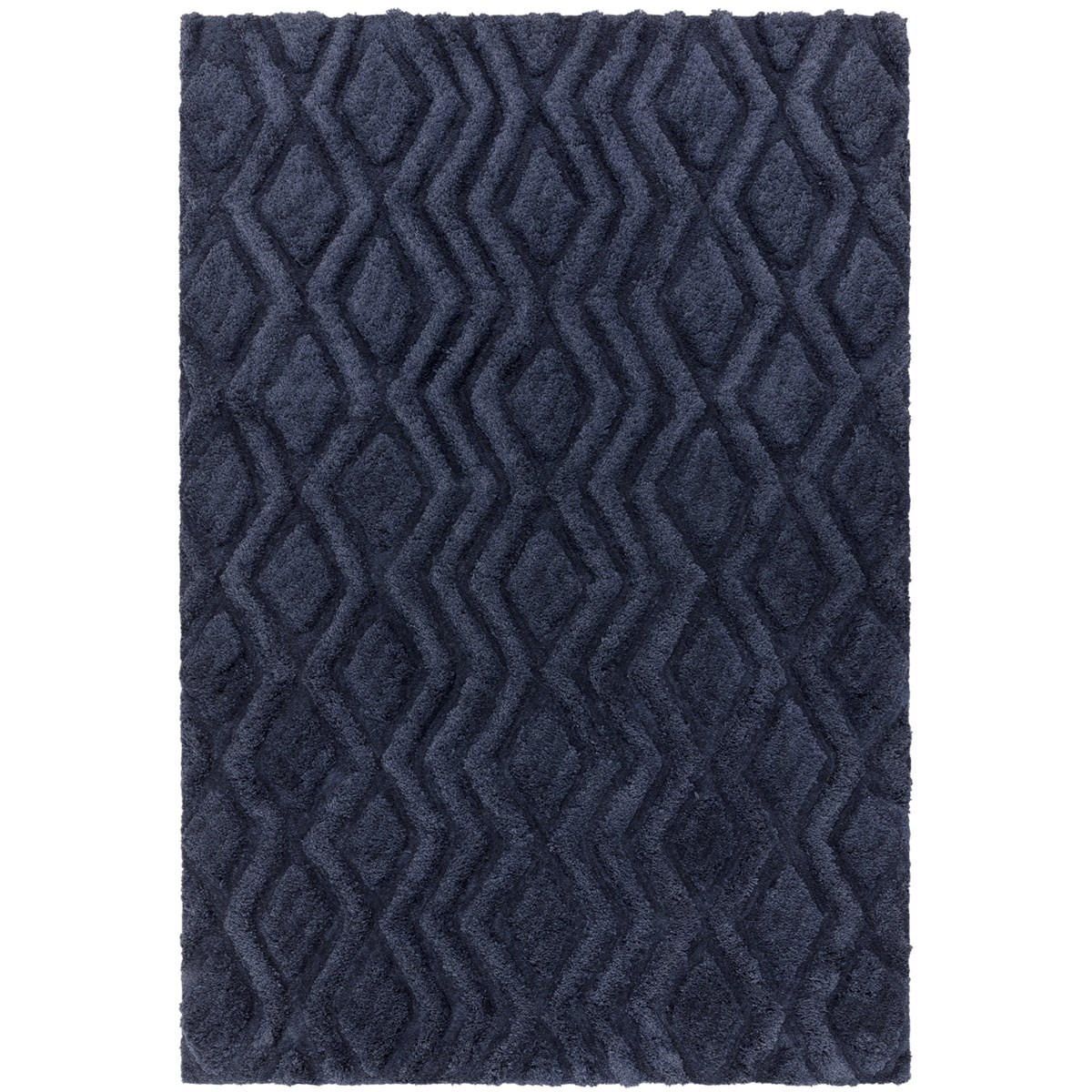 TEPPICH Moderner für Wohn- und Schlafzimmer JACKSON Blau 120 x 170 cm - Blau, Textil (120/170cm) - Novatrend