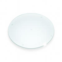 SCHNEIDEBRETT 40cm Transparent - Transparent, Glas (40/40/0.4cm) - Wallfluent