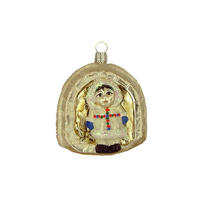 CHRISTBAUMSCHMUCK Eskimo im Iglu 9 cm - Multicolor, Metall (0.1/9/0.1cm)