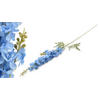 KUNSTBLUME Virdis Stockrose Blau 88/88/88 cm Kunstoff - Blau, Kunststoff (88cm) - Mondex