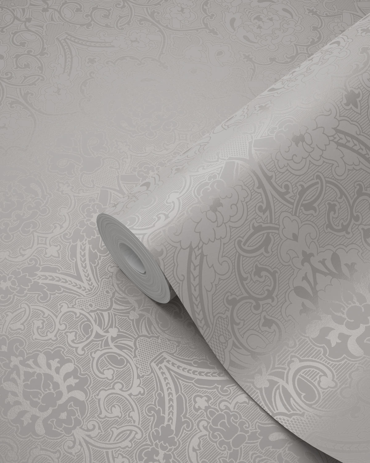 TAPETE Ornamente 53 cm x 10.05 m - Braun, Papier (53/1000cm) - Origin Wallcoverings