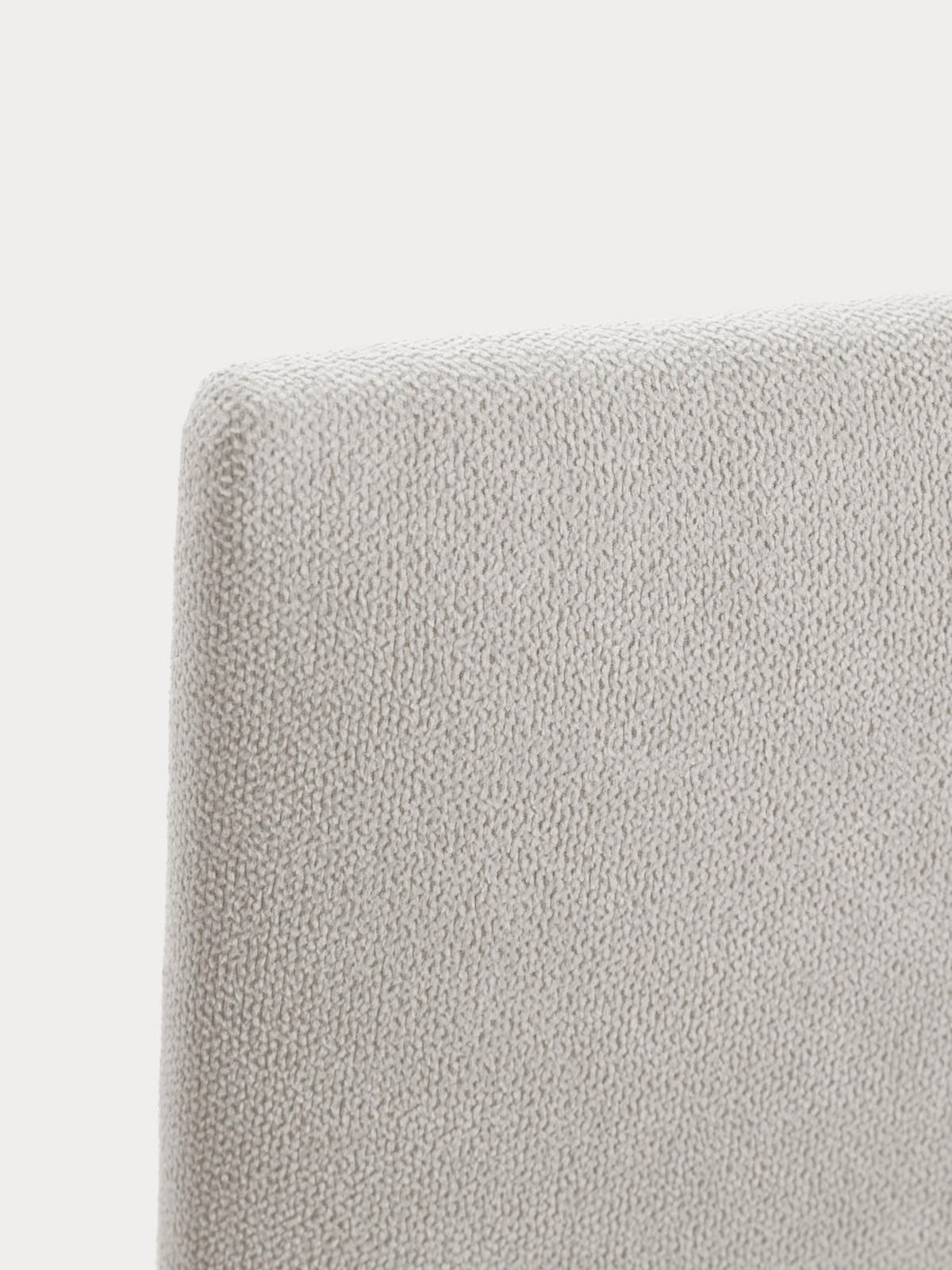 KOPFTEIL Ilan Grau 197 cm x 52 cm - Grau, Textil (197/52/3cm) - Kenay Home