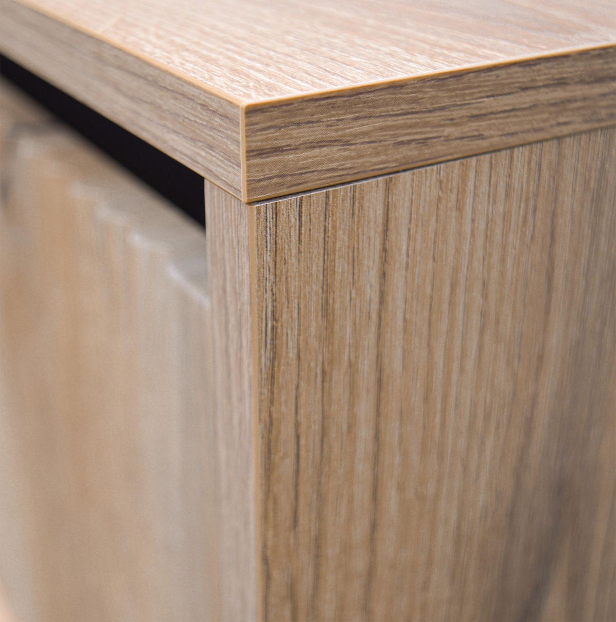 SIDEBOARD Osaka Eichenholzoptik Evoke 100 cm - Eichefarben/Schwarz, Holzwerkstoff/Metall (100.2/100/40cm) - Selsey