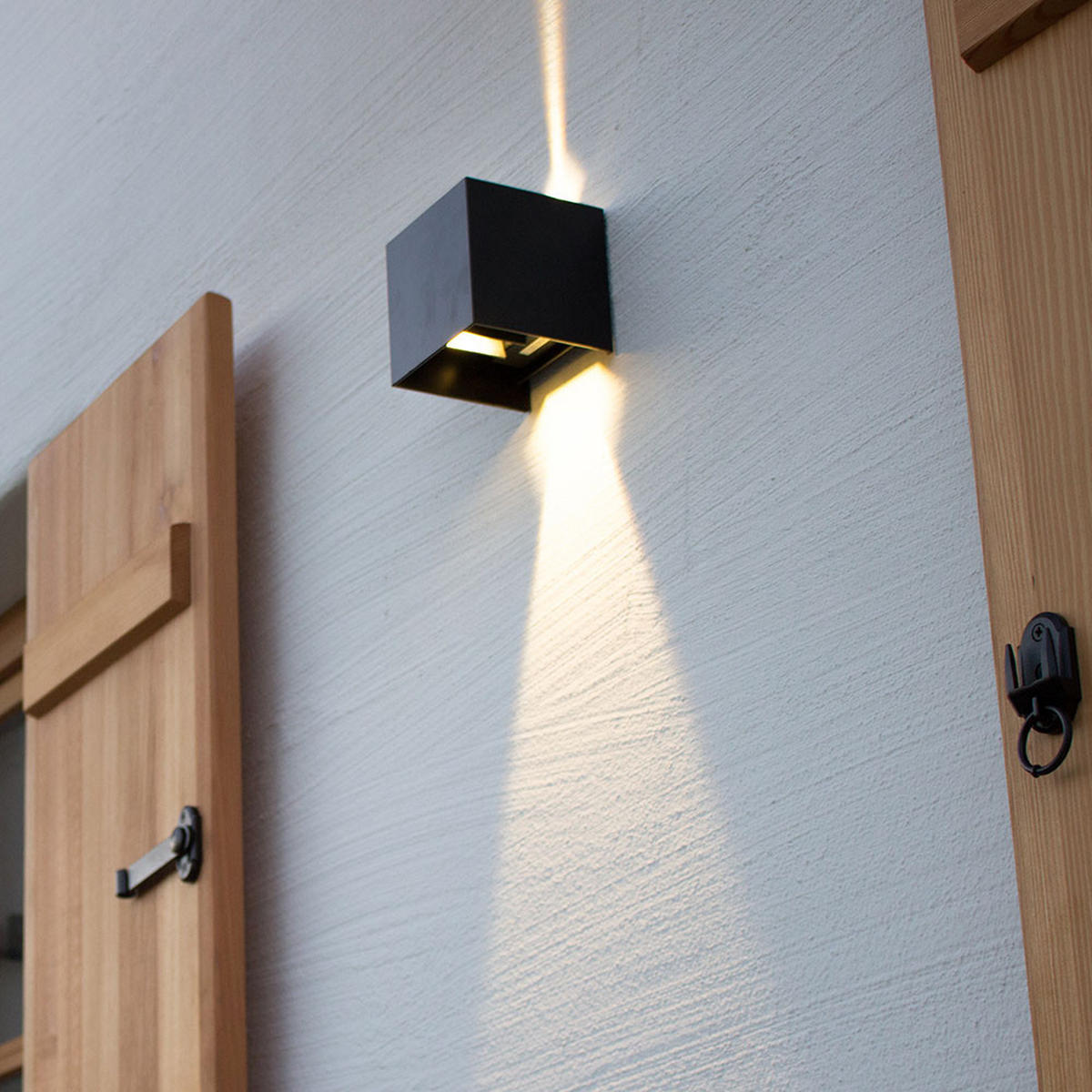 s.luce LED-WANDLAMPE Ixa jetzt Holz online Quadratisch nur ➤