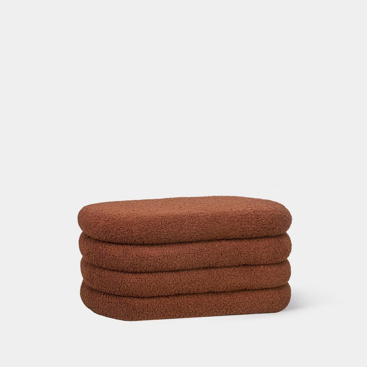 BANK Roma Terrakotta 100 cm x 45 cm - Terracotta, Textil (100/45/40cm)