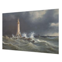 FOTOTAPETE 152x104 cm - Seestürme - Grau, Textil (152/104cm) - Wallfluent