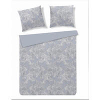 BETTWÄSCHE Flowa - Hellblau, Textil (200/220cm) - home&you