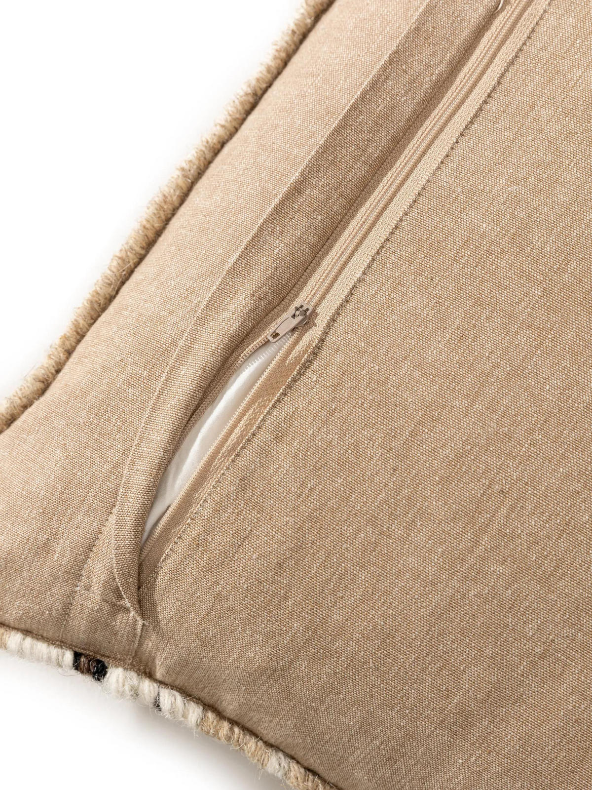 KISSENBEZUG Bahati Beige 45x45 cm - Beige, Textil (45/45cm) - benuta Pop