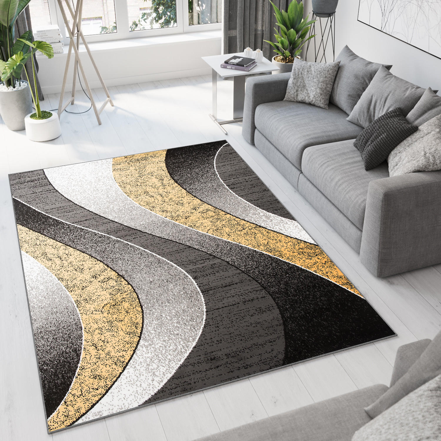 TEPPICH DREAM Gelb 130/190 cm - Gelb, Textil (130/190cm) - Tapiso
