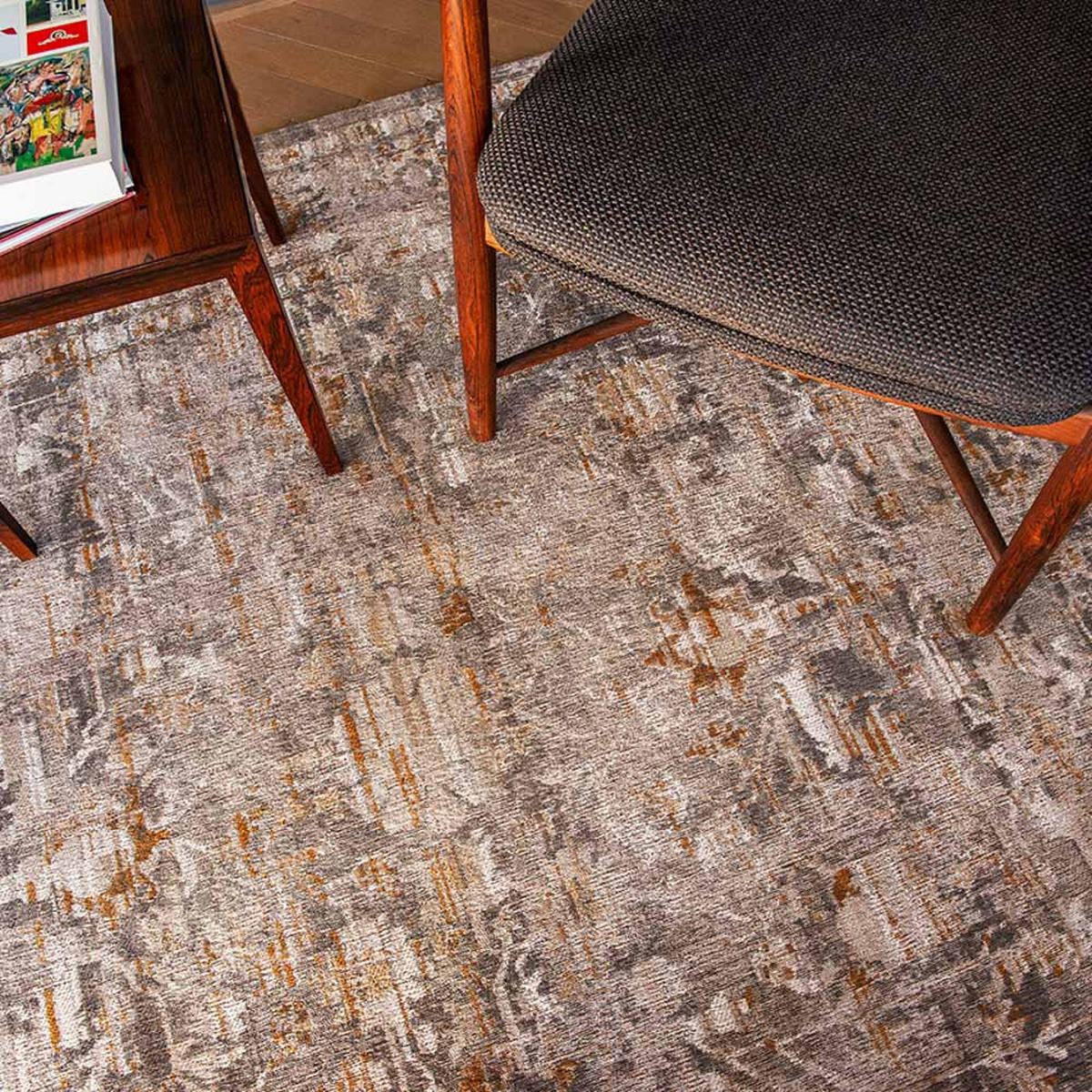 TEPPICH Suleiman Grey Antiquarian Ushak 170/240 cm - Beige, Textil (170/240cm) - Louis De Poortere