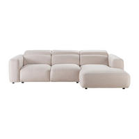 SOFA ohne Schlafmöglichkeit - 5 Personen - Stoff - Beige - Beige, Textil (279/77/175cm) - Vente-Unique