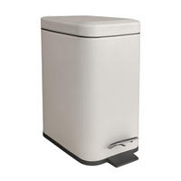 BAD-MÜLLEIMER - Multicolor, Kunststoff/Metall (14/29.5/26cm) - Relaxdays