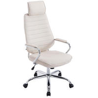 BÜROSTUHL Rocket Stoff Beige - Beige, Textil/Metall (60/128/67cm) - TPFLiving