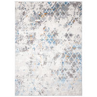 TEPPICH VALLEY Grau Blau 200/300 cm - Blau, Textil (200/300cm) - Tapiso