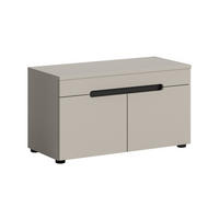 SITZBANK Nova Garderobe in Basalt grau Nachbildung und Artisan Nachbildung B/H/T: 80x45x37 cm - Kaschmir, Holzwerkstoff (80/45/37cm) - Homes & Jones