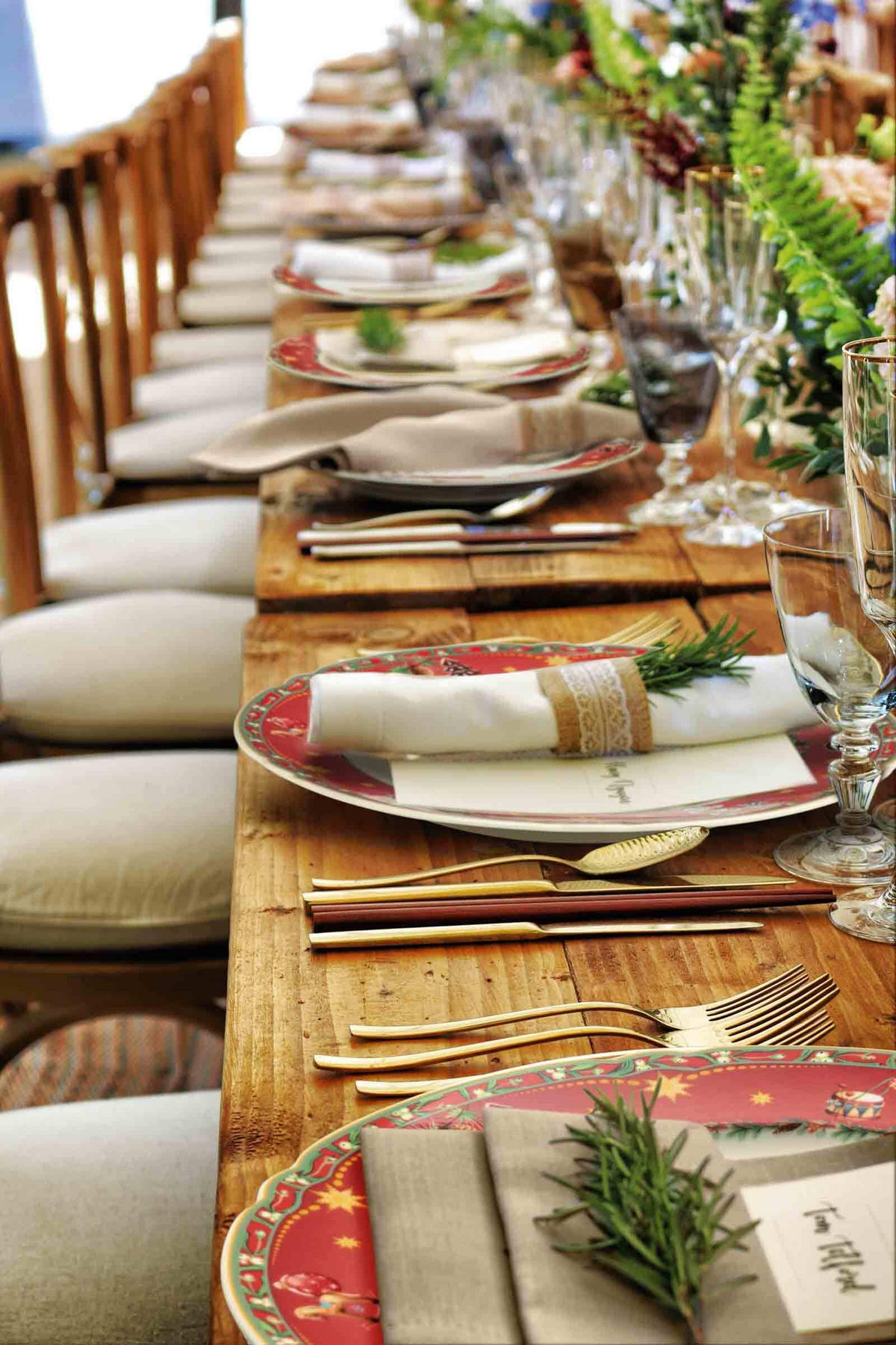 KUCHENPLATTE Marieluise Weihnachtsnostalgie creme 34,5 x 15 cm - Creme, Keramik (14.9/2.8/34.6cm) - Seltmann Weiden