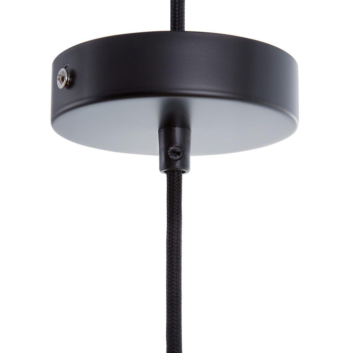 HÄNGELEUCHTE Swift 30/30/117 cm - Schwarz, Metall (30/30/117cm) - Beliani