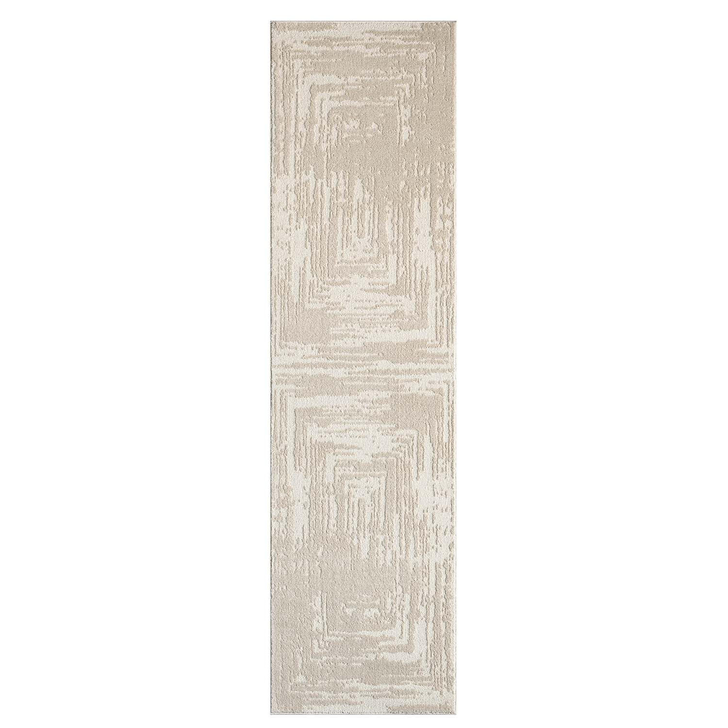 KURZFLOR-TEPPICH Flair 171 Beige 80x300 cm - Beige, Textil (80/300cm) - carpet city