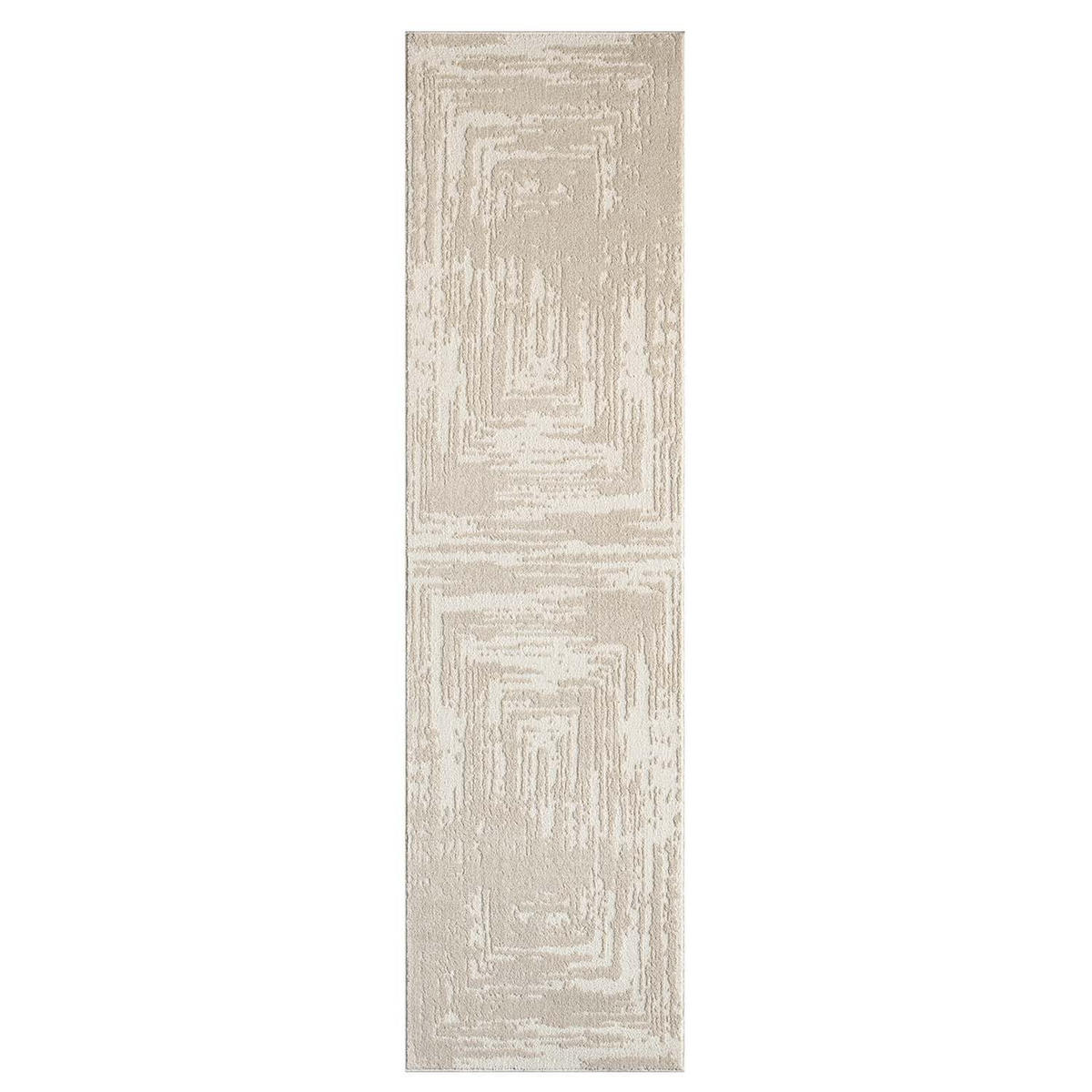 KURZFLOR-TEPPICH Flair 171 Beige 80x300 cm - Beige, Textil (80/300cm) - carpet city