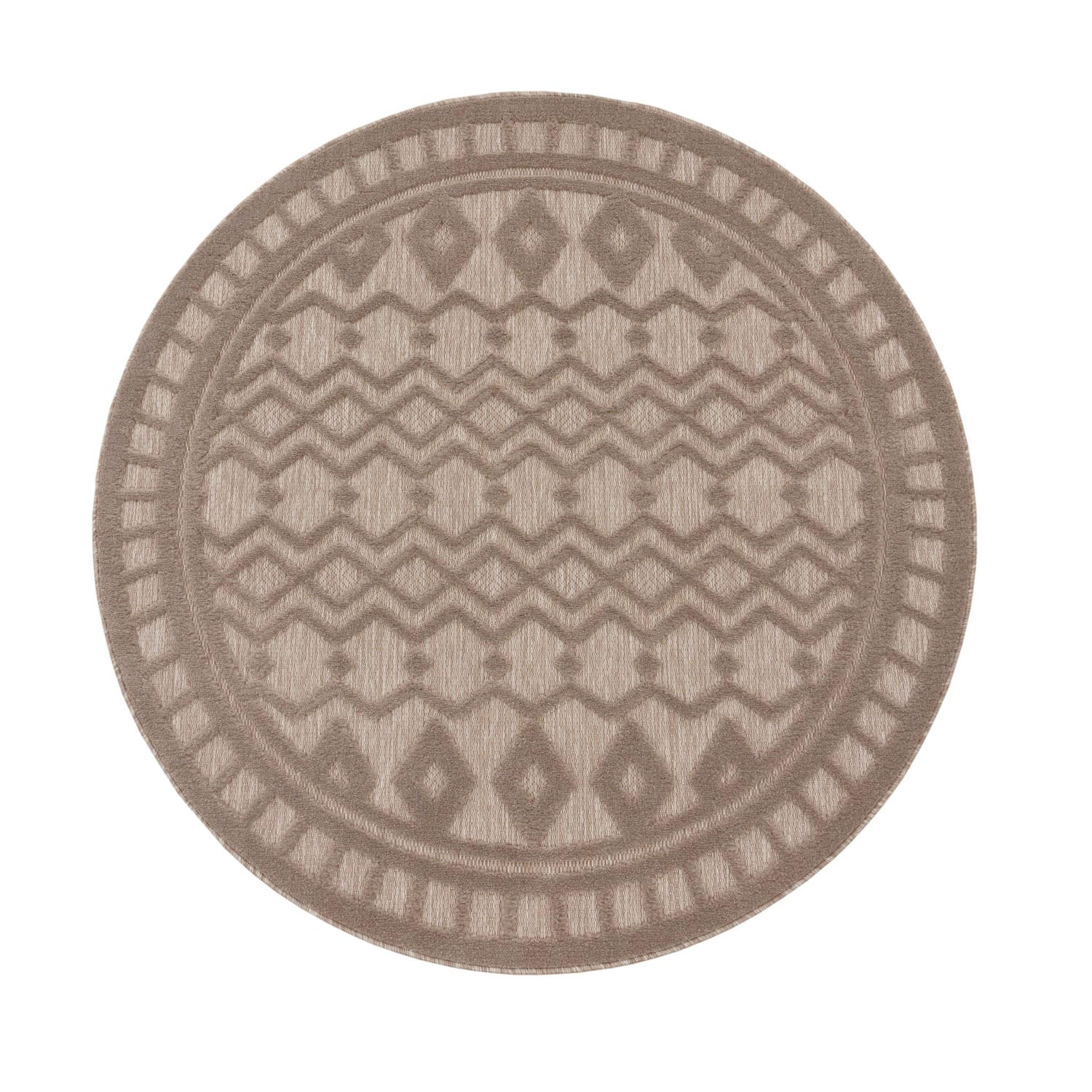 OUTDOORTEPPICH 60/100 cm Livorno 671 - Beige, Kunststoff (60/100cm) - Paco Home
