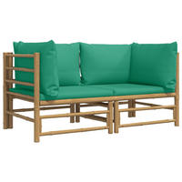 GARTENSOFA JYRO 69/65/69 cm （2-SITZER） - Braun, Holz (69/65/69cm) - ZMH