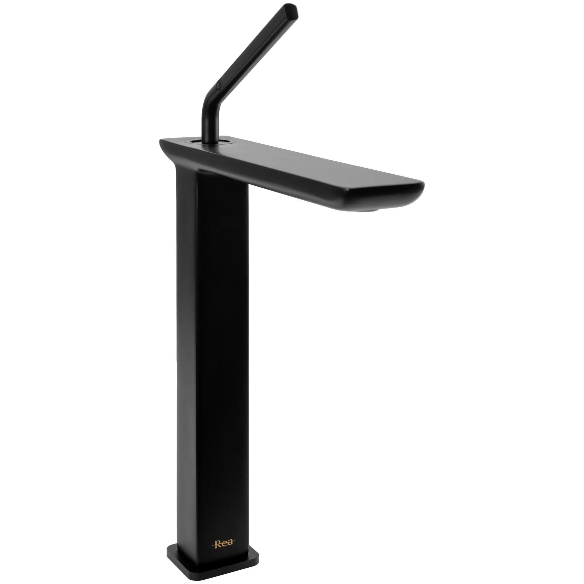 WASCHBECKENARMATUR Rea Modo Black High - Schwarz, Metall (5/26.5/24.5cm) - REA