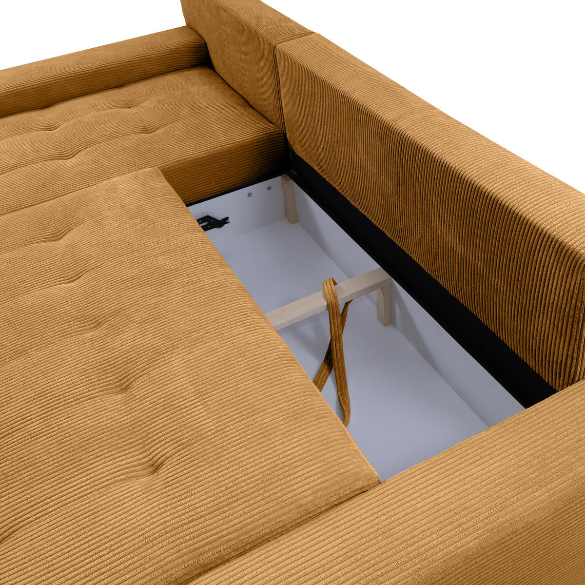 ECKSOFA mit Bettkasten Tragel L, Brown - Braun, Textil (185/265cm) - Meblito