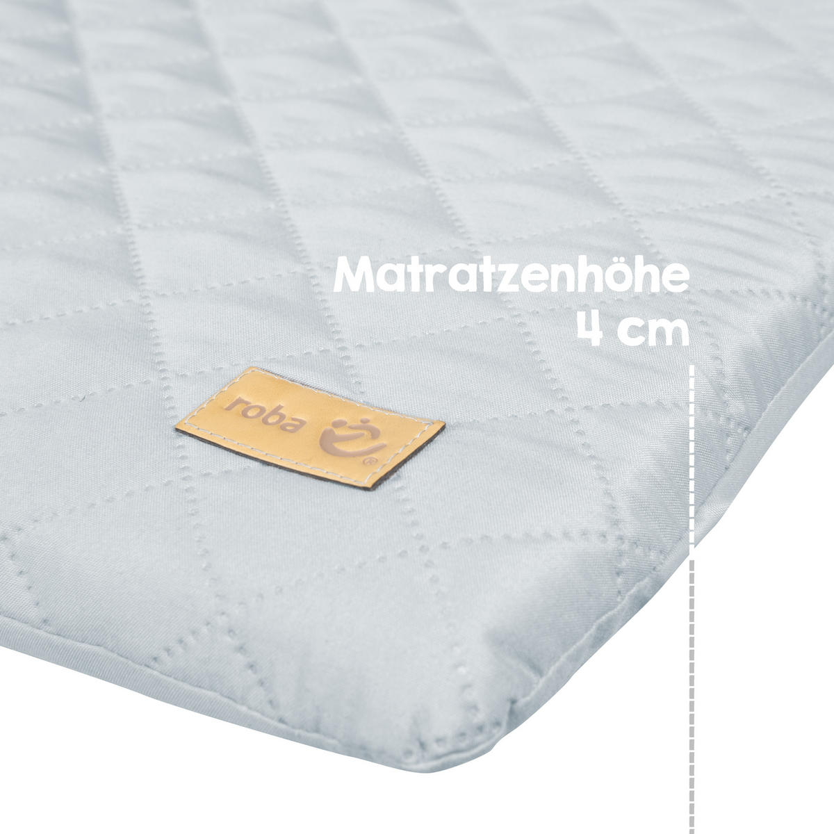 WICKELAUFLAGE roba Style türkis - Hellblau, Textil (85/75cm) - Roba