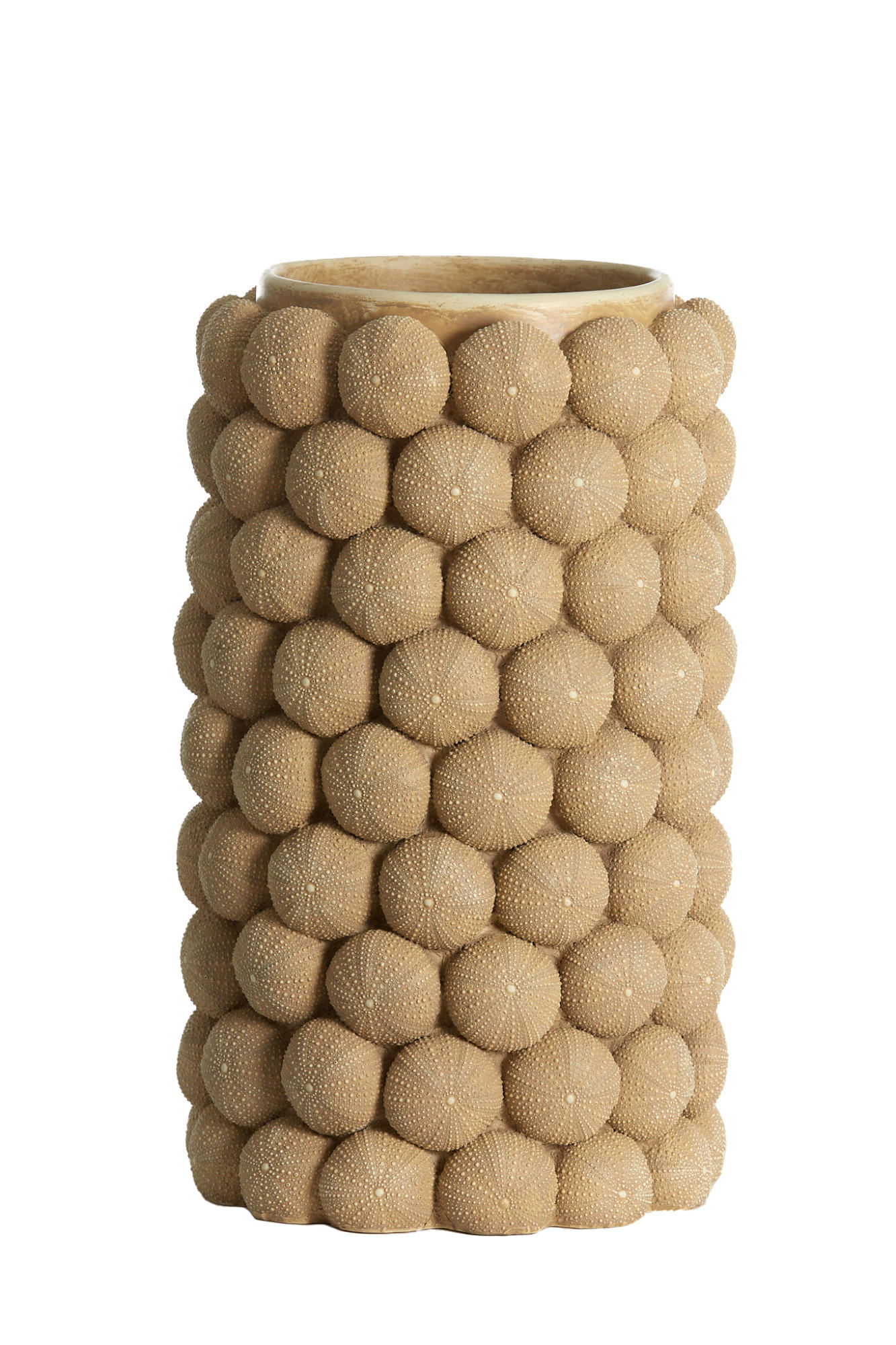 VASE Seeigel Braun Ø25/40 cm - Braun, Kunststoff (40cm) - Light & Living