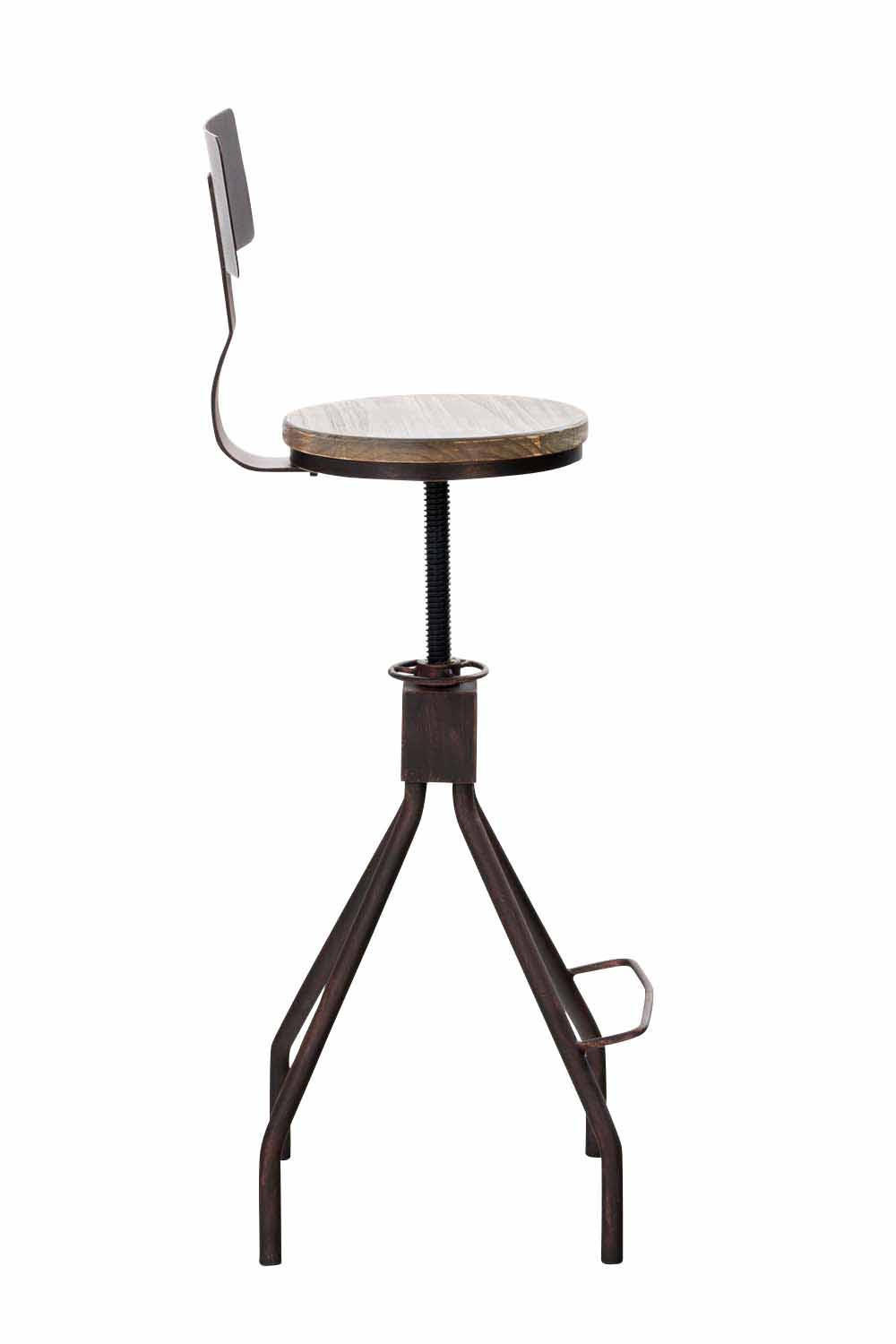 BARHOCKER Metall bronze - Bronzefarben, Metall (45/93/45cm) - CLP