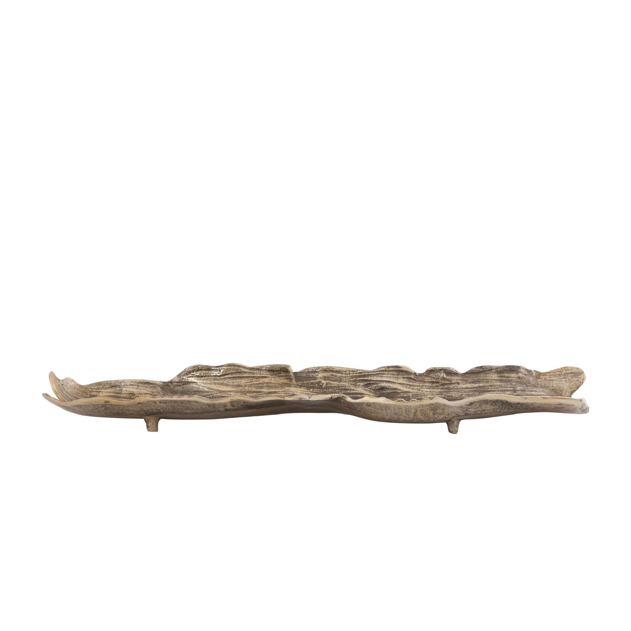 SCHALE Lukne Gold 77/20/5cm - Goldfarben, Metall (5cm) - PTMD Collection