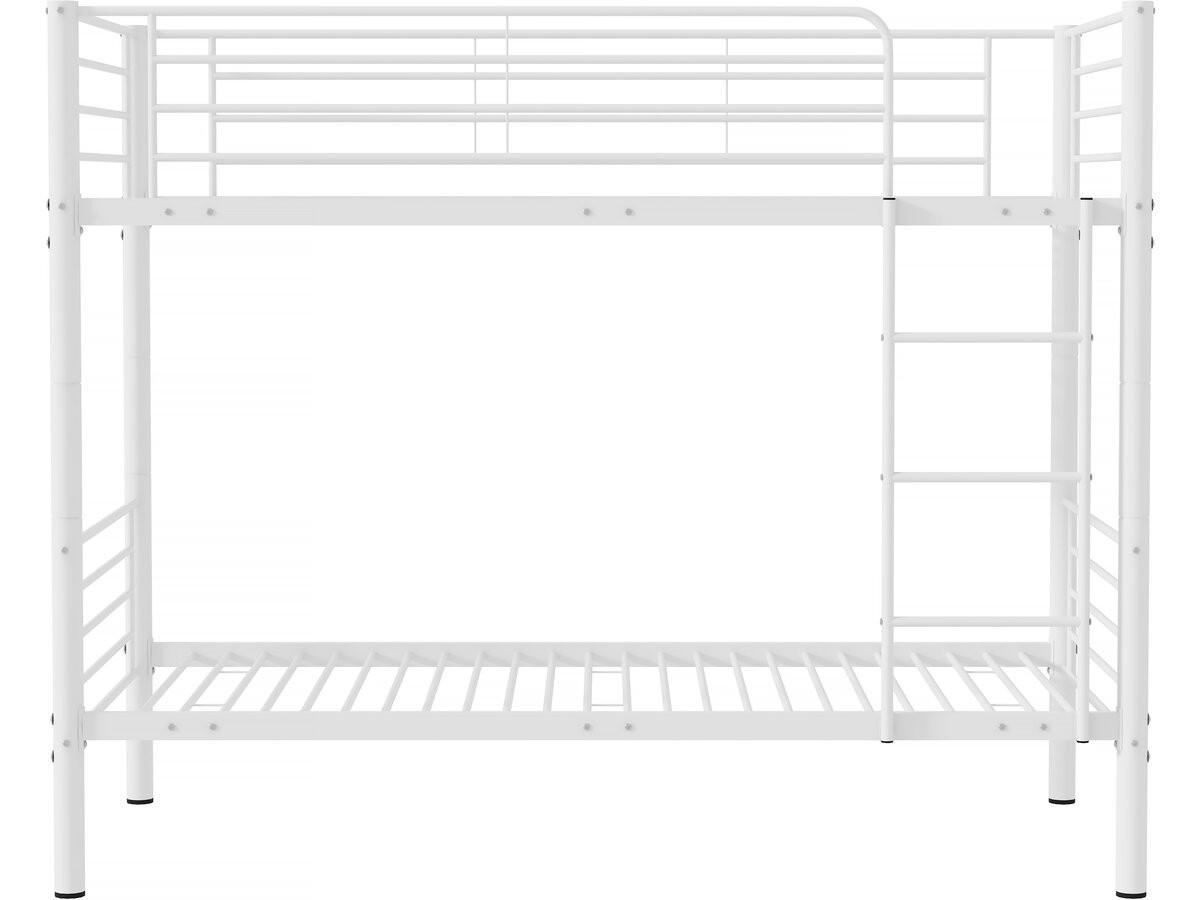 ETAGENBETT adam weiss - Weiß, Metall (190/90cm) - Habitat Garten