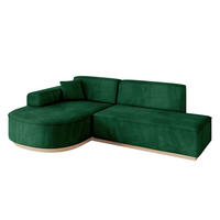 ECKSOFA Ottomane Links ARRIO-L1 - 243x171x83 cm Braun - Braun, Holzwerkstoff/Textil (243/171cm) - ALTDECOR