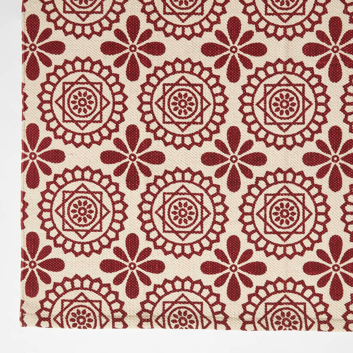 BAUMWOLLTEPPICH Cassia gemustert 160/230 cm - Rot, Textil (160/230cm) - Homescapes