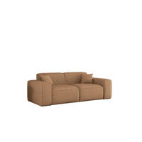 SOFA 2-sitzer Celes Premium In Artico - Rotbraun, Holzwerkstoff/Textil (182/73/90cm) - Fun Möbel