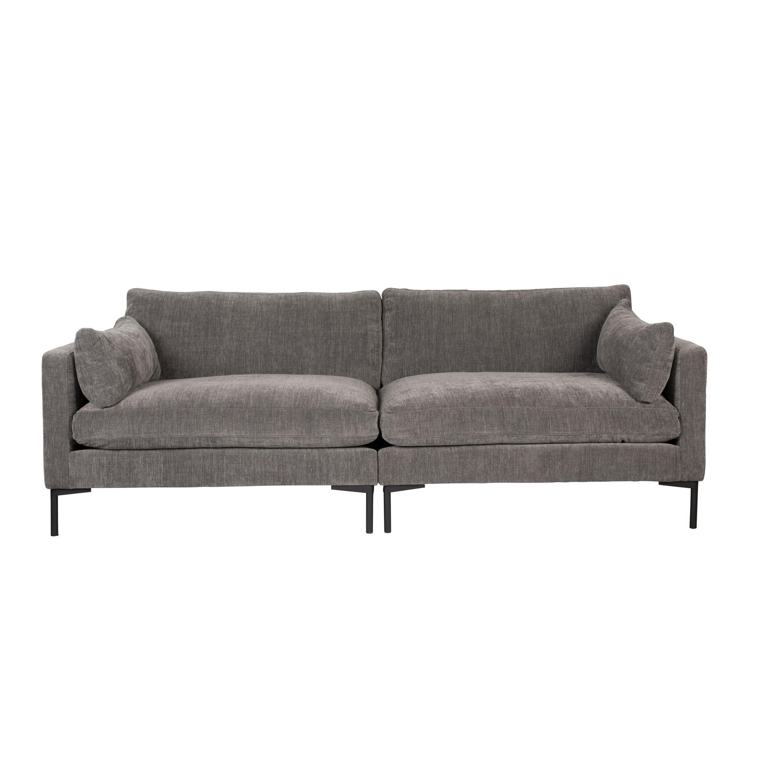 Zuiver Sofa Grau 230x82x101 cm