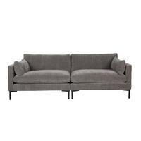 SOFA 3-SITZER Summer Anthrazit - Grau, Textil (230/82/101cm) - Zuiver