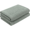 DUSCHTÜCHER, 2er-Set, 70x140 cm, 100% Baumwolle, Grau - Hellgrau, Textil (70/140cm) - Zollner