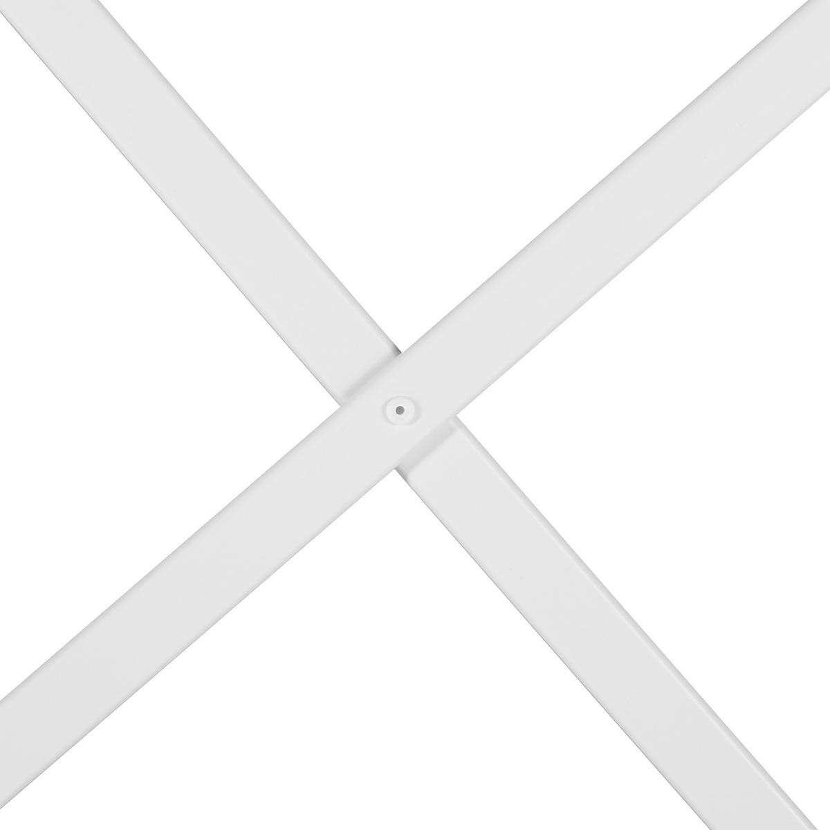 3XRANKGITTER - Weiß, Kunststoff (60/180/2cm) - Relaxdays