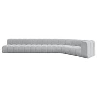 ECKSOFA modulares Sofa Karex-L3 - 490x194x70 cm Grau - Grau, Holzwerkstoff/Textil (490/194cm) - ALTDECOR
