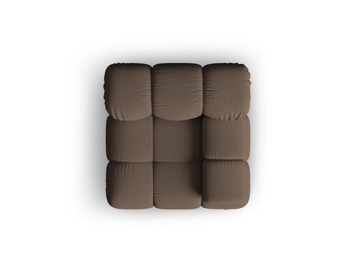 MODUL rechts Bellis aus 3D-Stoff braun - Braun, Textil (94/70/94cm) - Micadoni