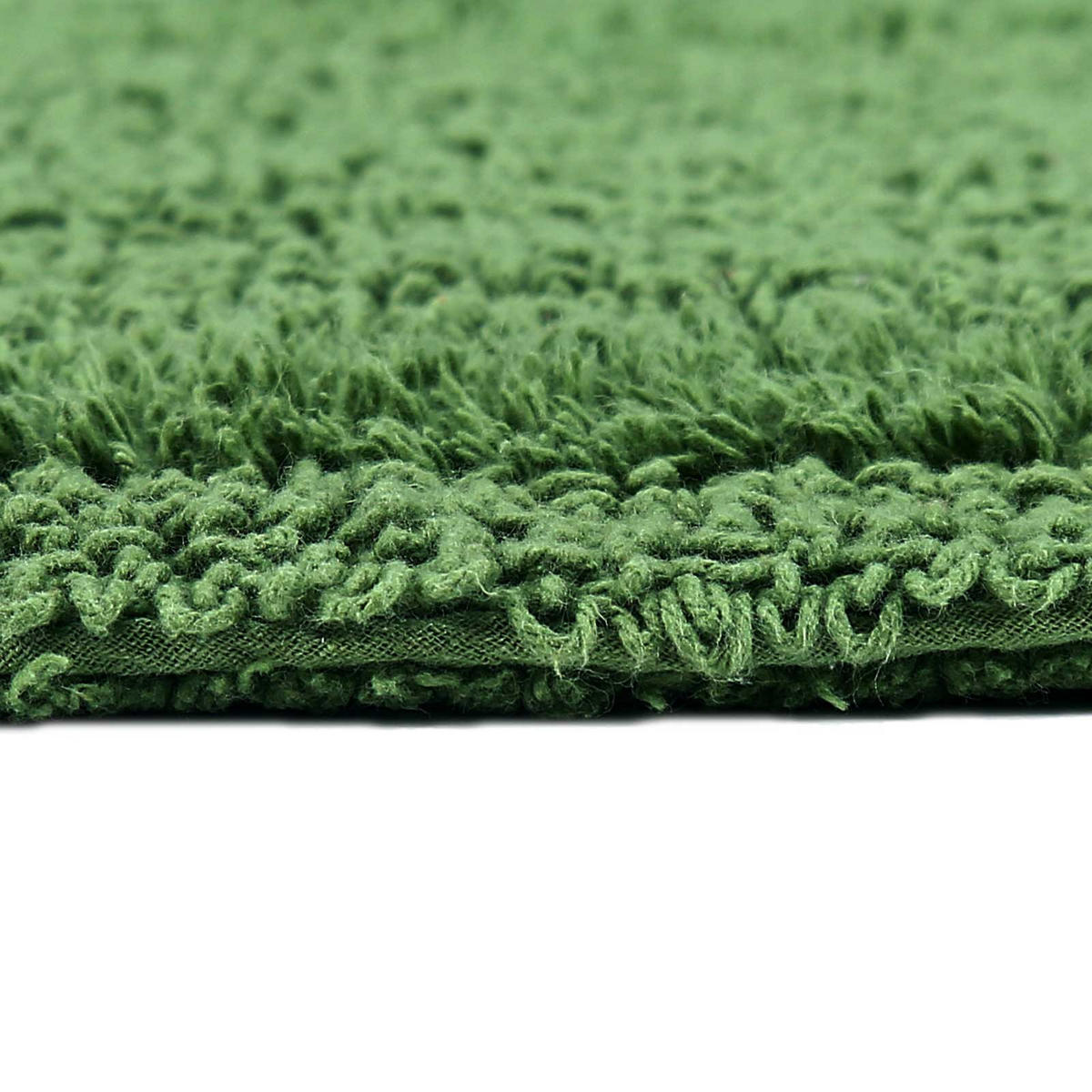 BADEMATTE 70/120 cm, 100% Baumwolle, wendbar - Smaragdgrün, Textil (70/120cm) - Homescapes