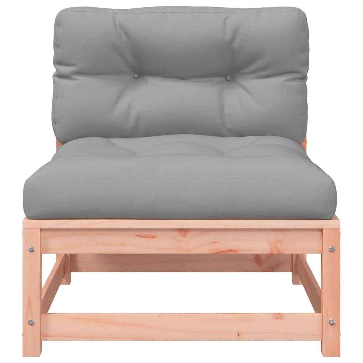 GARTENSOFA ZYVAU 70/67/70 cm （2-SITZER） - Braun, Holz (70/67/70cm) - ZMH