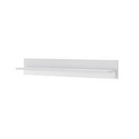 WANDBOARD M19 Weiß Matt 150/20/18 cm schmal - Weiß, Holzwerkstoff (150/20/18cm) - Livojo