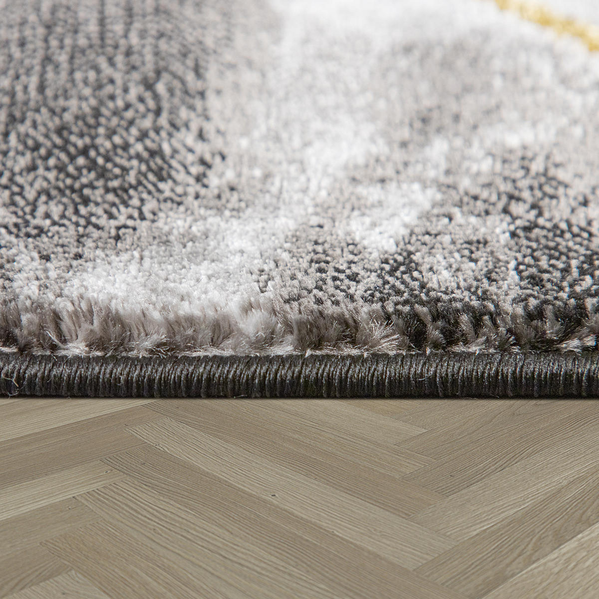 KURZFLORTEPPICH 80/150 cm Kraft 822 - Goldfarben, Textil (80/150cm) - Paco Home